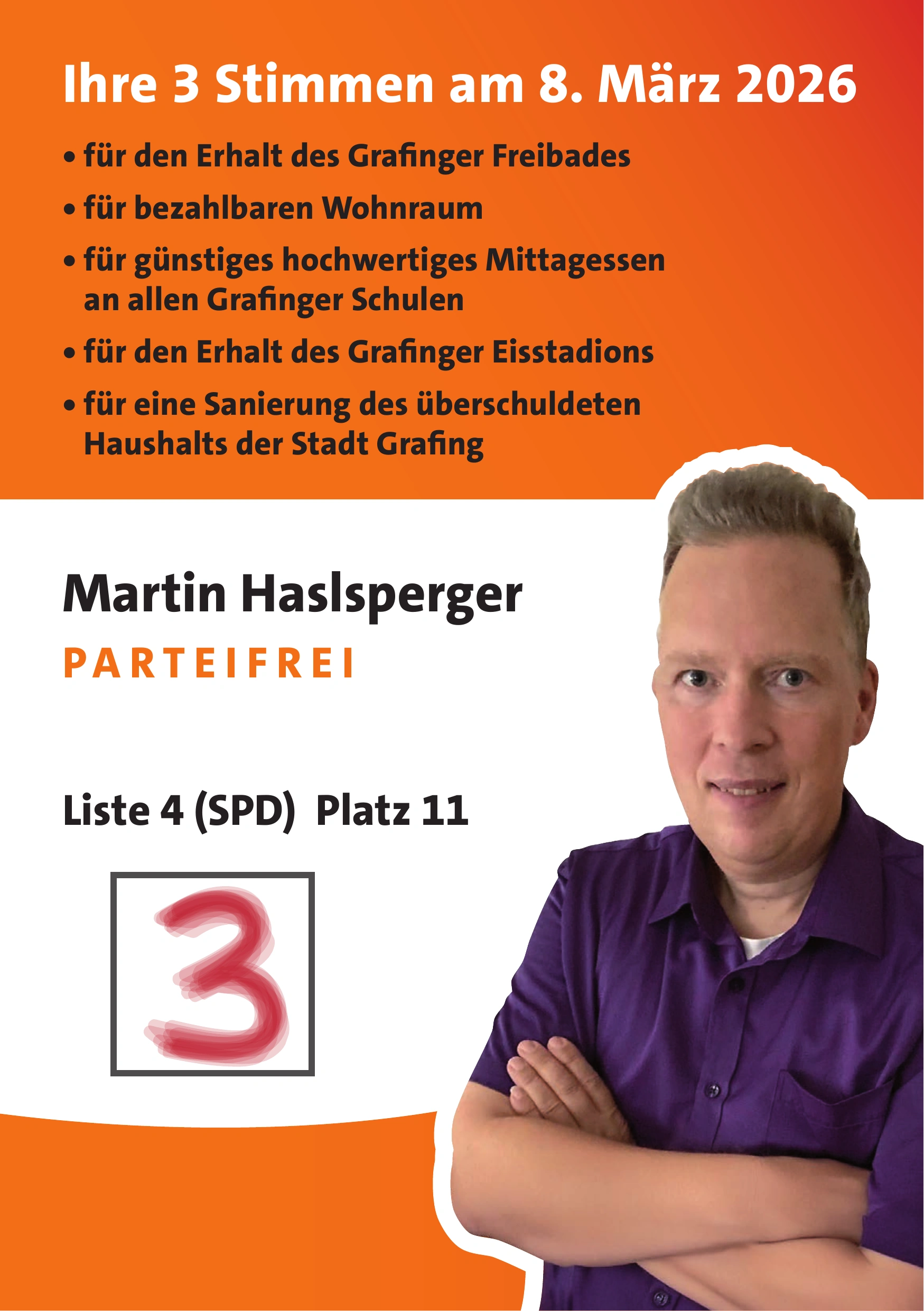 Flyer Stadtratskandidatur – Seite 2